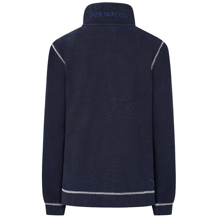 Lazy Jacks Sweatshirt Col Boutonné Piqué  