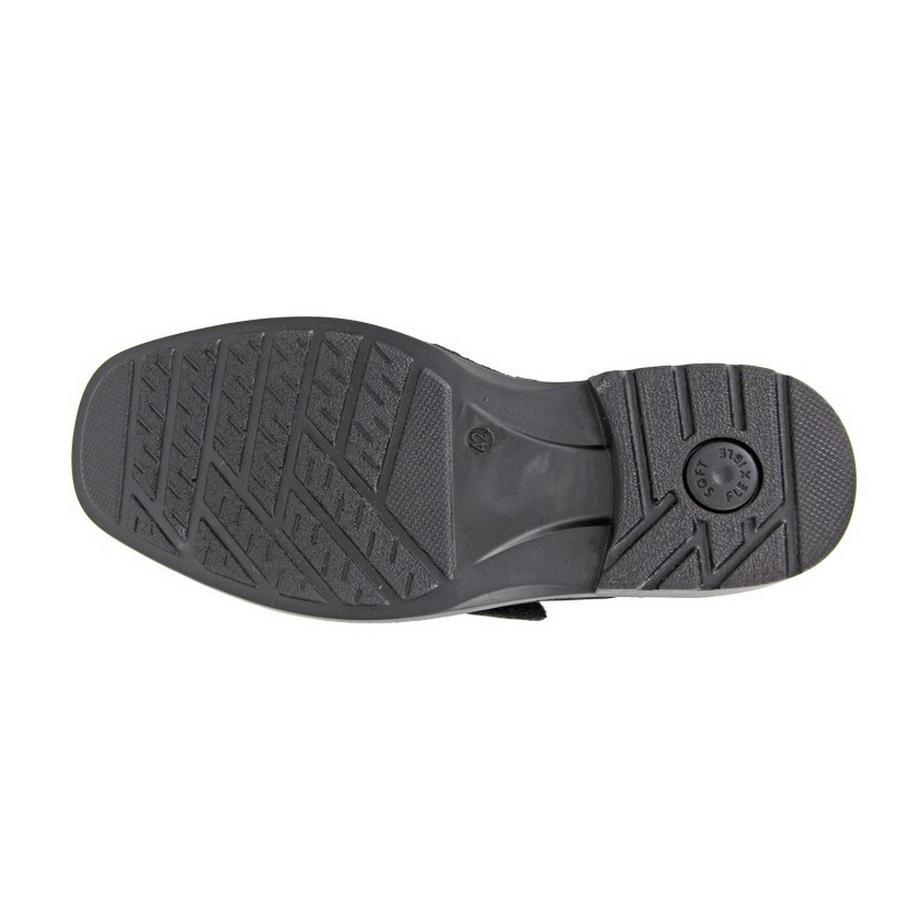 Roamers Lederschuhe mit Klettverschluss  