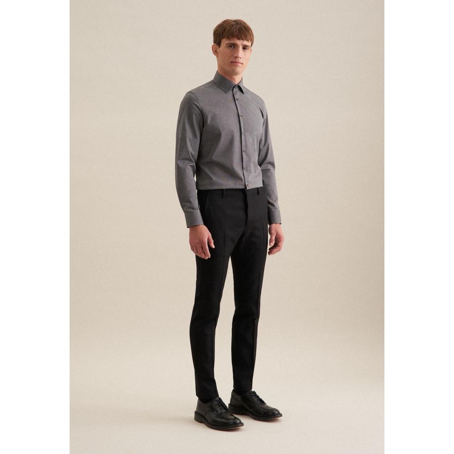 Seidensticker Camicia Business Slim Fit Manica Lunga Tinta Unita  