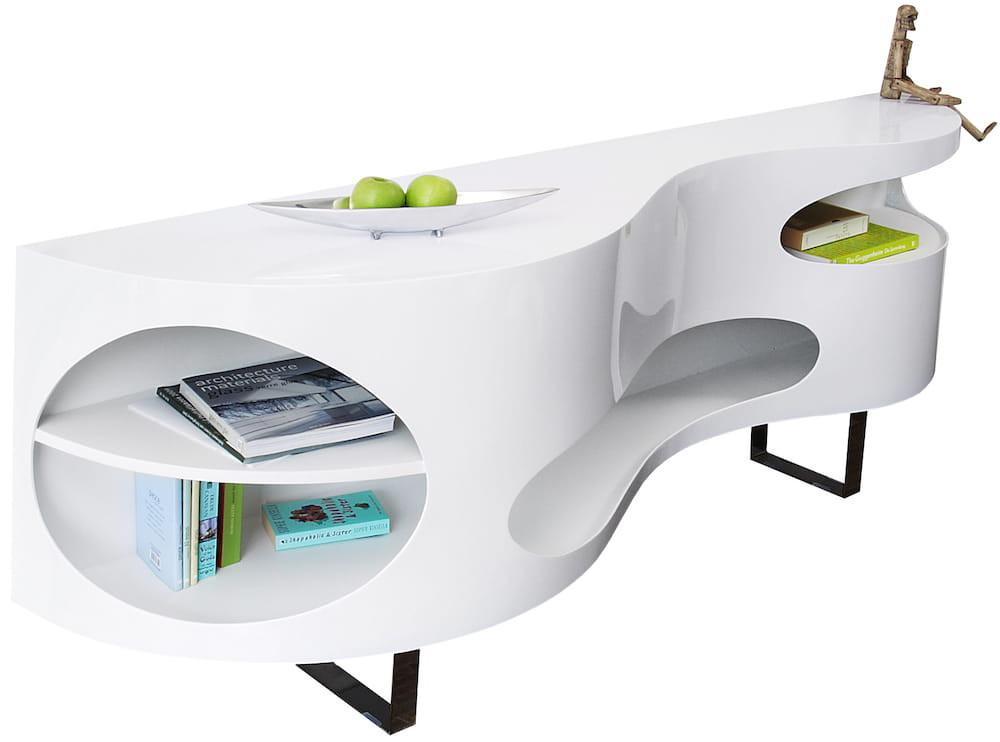 mutoni Buffet 200x50x75cm blanc  