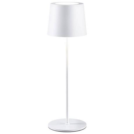 Paulmann Gilo Akku-Tischlampe 2.8 W Warmweiß Weiß (matt)  