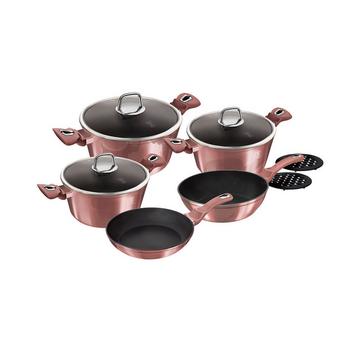 10-teiliges Kochgeschirr-Set I-Rose Collection