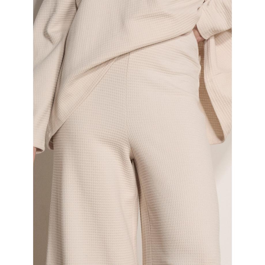 APRICOT Pantalon de jogging en jersey gaufré à jambes larges  