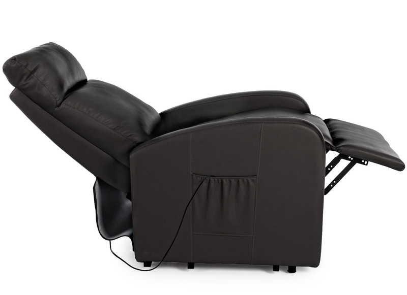 mutoni Fauteuil relax ascenseur électrique noir  