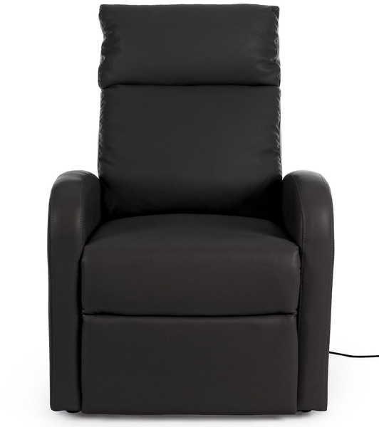 mutoni Fauteuil relax ascenseur électrique noir  