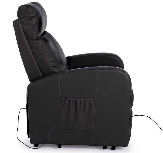 mutoni Fauteuil relax ascenseur électrique noir  