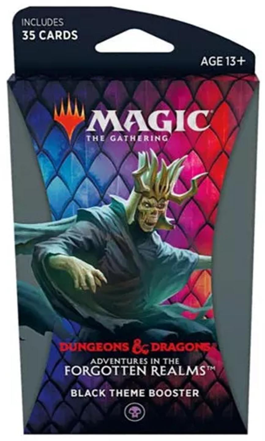 Wizards of the Coast  Theme Booster Adventures In The Forgotten Realms: Black - Magic the Gathering - EN 