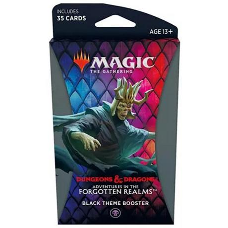 Wizards of the Coast  Theme Booster Adventures In The Forgotten Realms: Black - Magic the Gathering - EN 