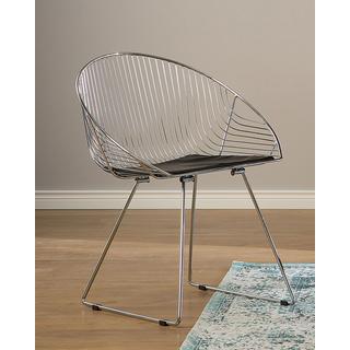 Beliani Chaise de salle à manger en Acier Moderne AURORA  