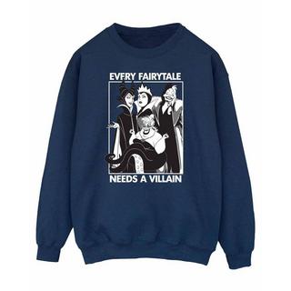 Disney PRINCESS Every Fairy Tale Needs A Villain Sweatshirt  