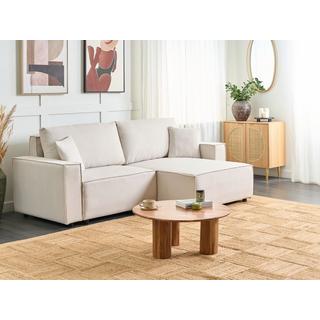 Beliani Canapé d'angle en Tissu Moderne KARILA  