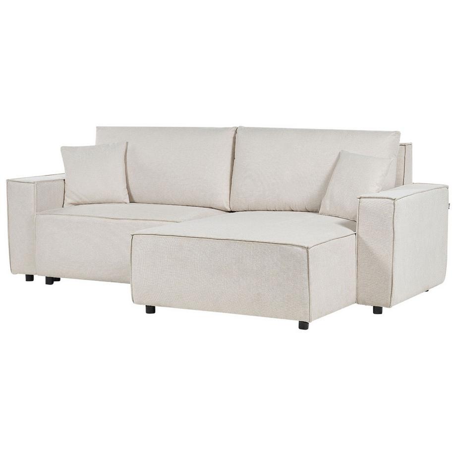 Beliani Divano angolare en Tessuto Moderno KARILA  