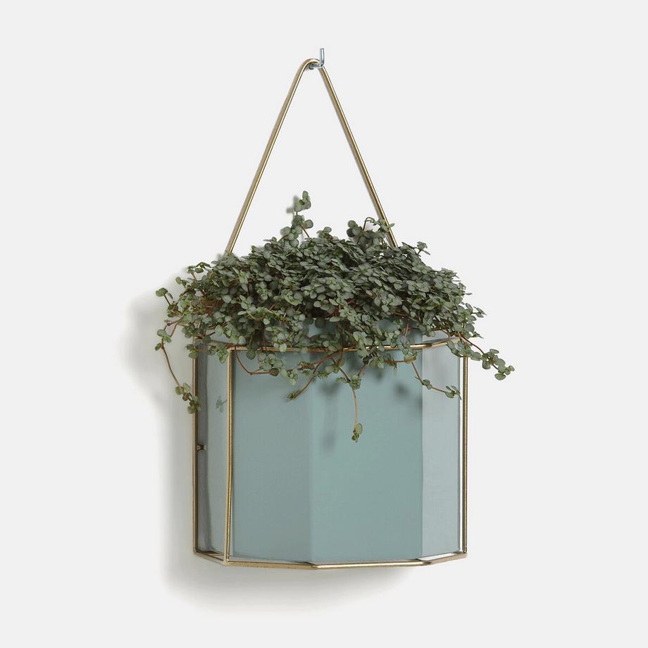 La Redoute Intérieurs Cache-pot mural métal fer L15 x P10 cm  