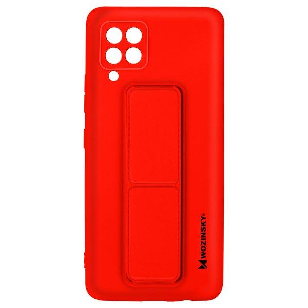 Avizar  Cover + Supporto Samsung A42 Rossa 