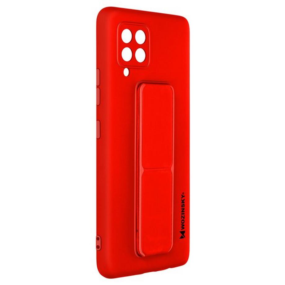 Avizar  Cover + Supporto Samsung A42 Rossa 
