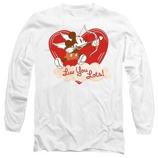MICKEY MOUSE Luv You Lots! Valentinstag T-Shirt  