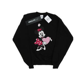 Disney  Minnie Mouse Love Heart Sweatshirt 