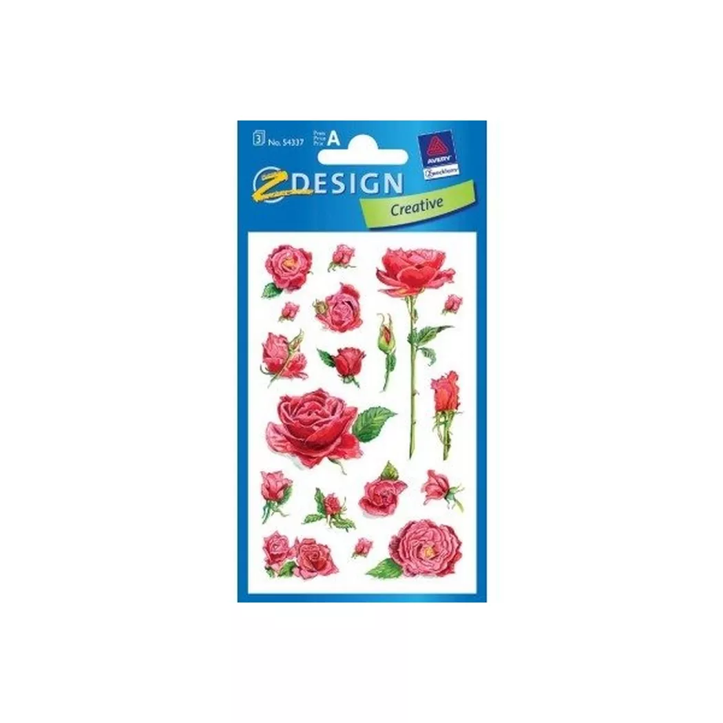 Z-DESIGN -  Sticker Creative 54337 Rosen 3 Stück