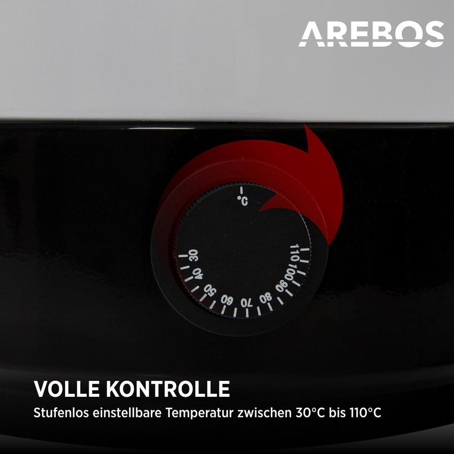 Arebos Einkochautomat 28 L Einkochtopf Glühweinkocher Heißgetränke Spender 2500W  