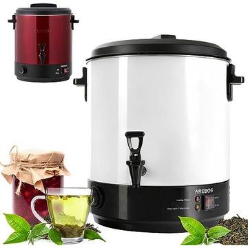 Einkochautomat 28 L Einkochtopf Glühweinkocher Heißgetränke Spender 2500W