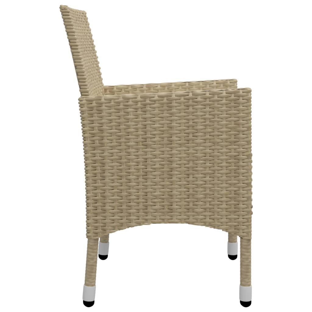 VidaXL Garten-essgruppe poly-rattan  