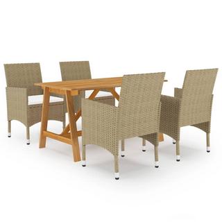 VidaXL Garten-essgruppe poly-rattan  