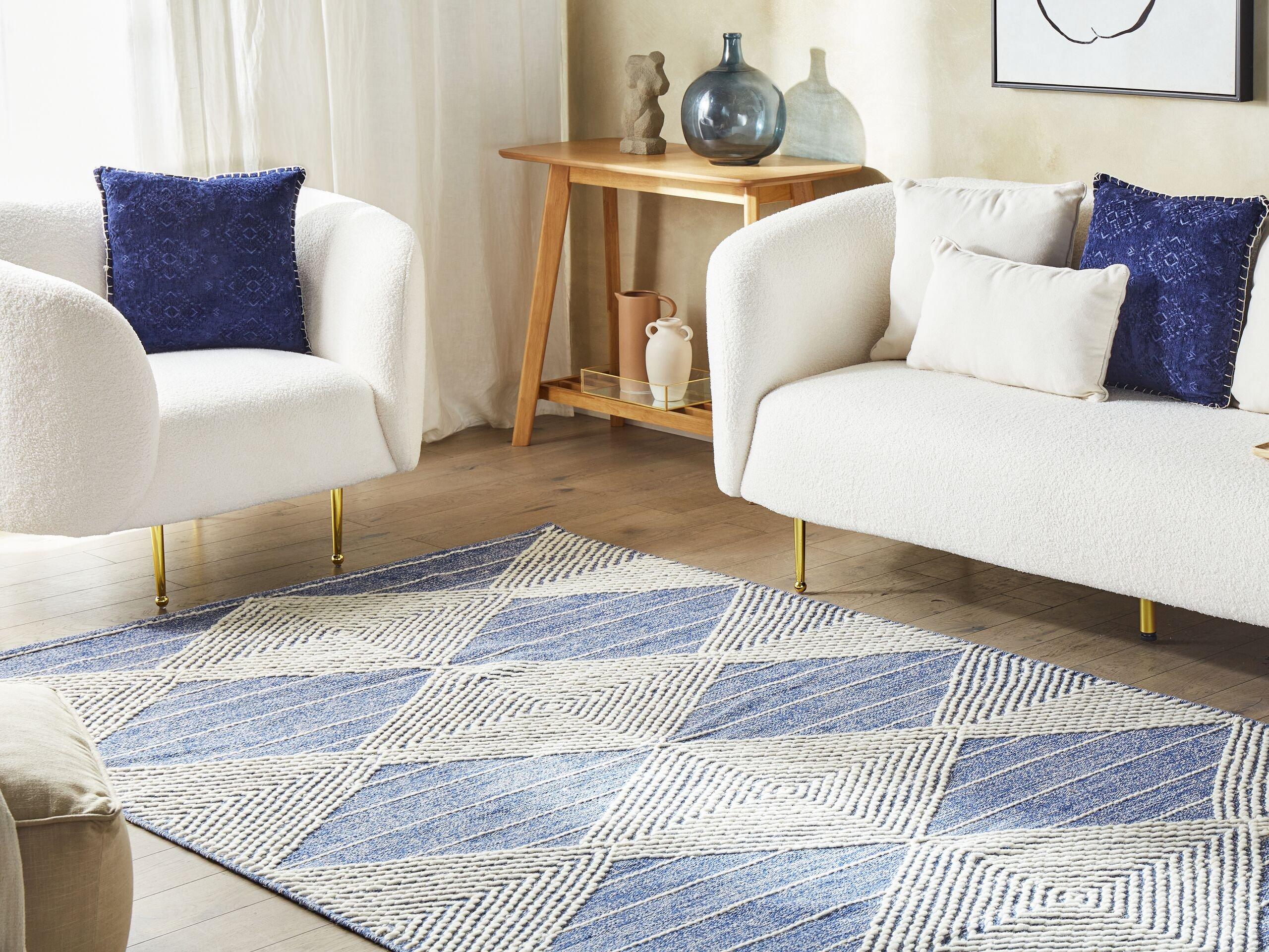 Beliani Tapis en Laine Moderne DATCA  