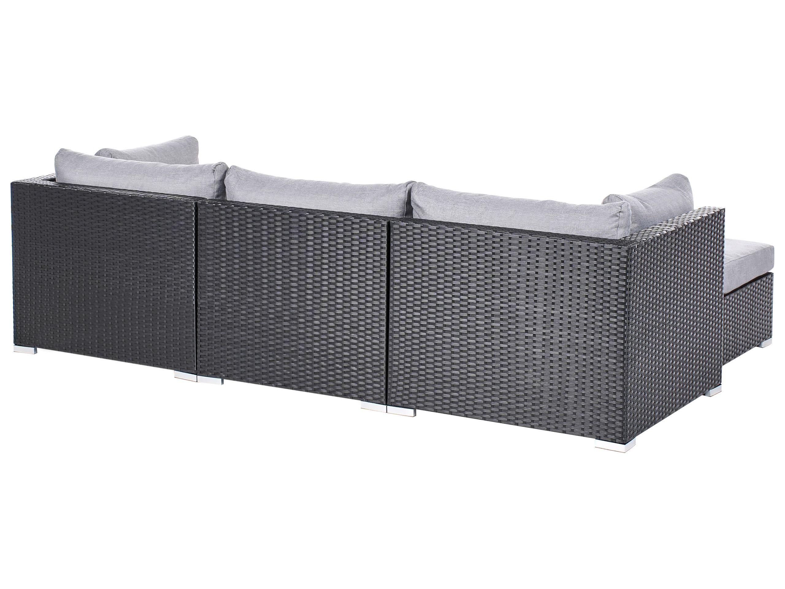 Beliani Set lounge pour jardin en Polyrotin Traditionnel SANO  