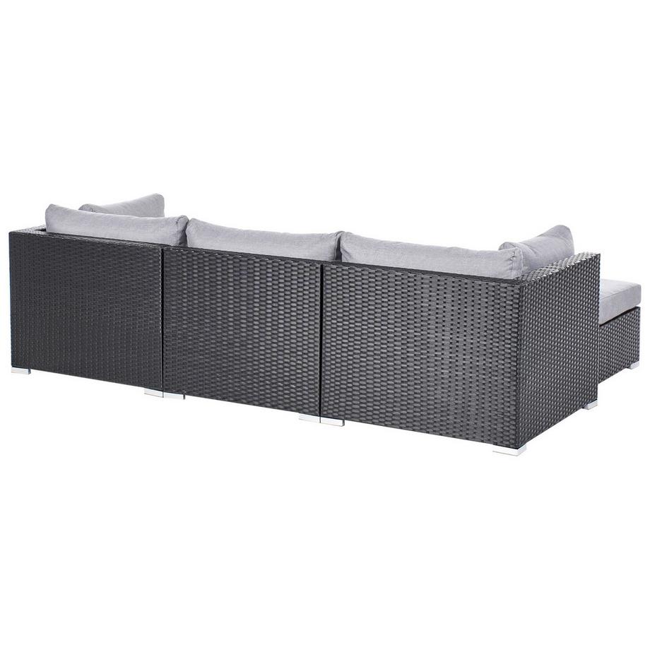 Beliani Lounge Set aus PE Rattan Klassisch SANO  