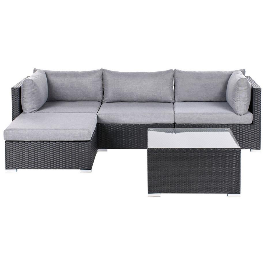 Lounge Set aus PE Rattan Klassisch SANO