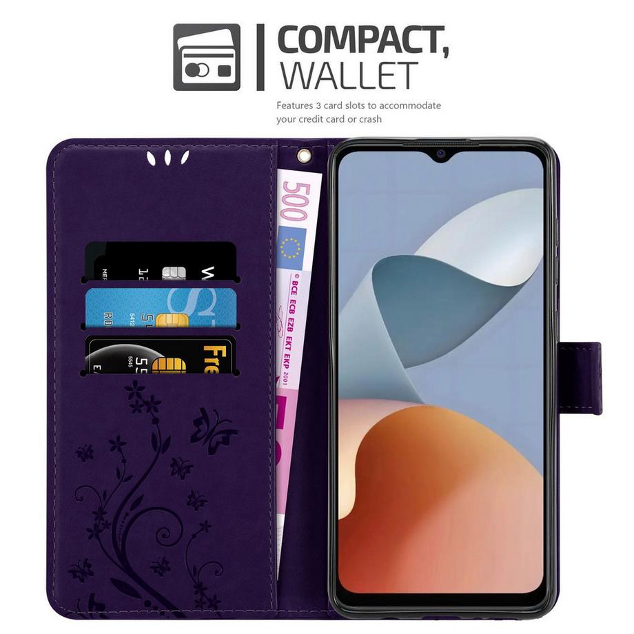 Cadorabo  Custodia per ZTE Blade A54 cover fiori design 