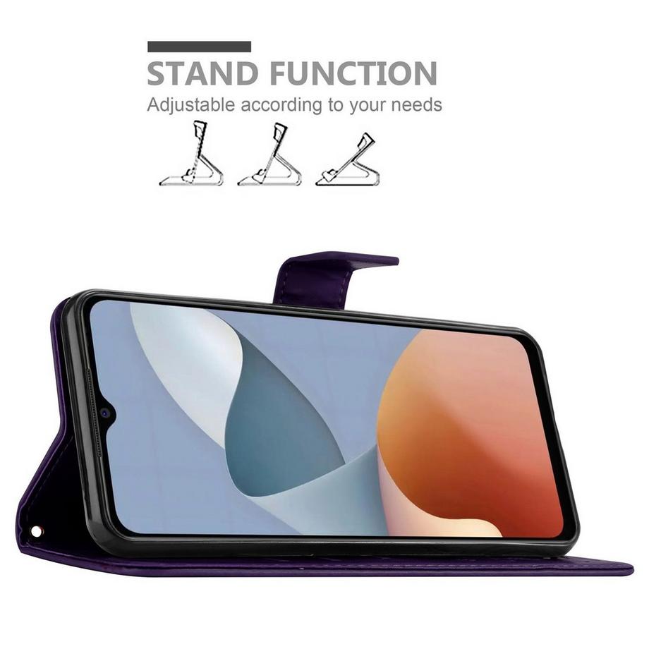Cadorabo  Custodia per ZTE Blade A54 cover fiori design 