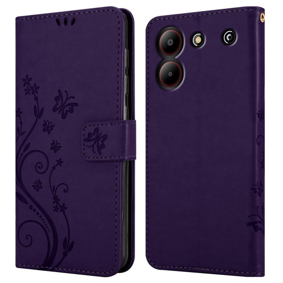 Cadorabo  Custodia per ZTE Blade A54 cover fiori design 