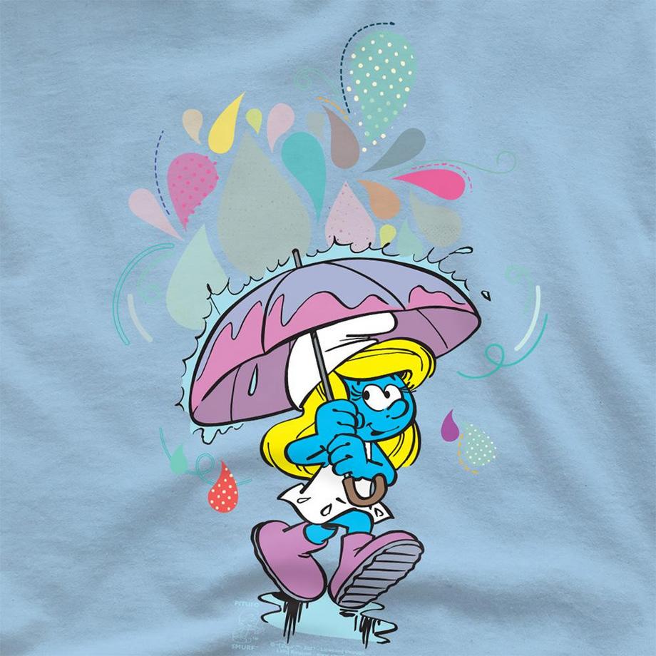 Les Stroumpfs  T-ShirtMotiftyle Parapluie Magical 