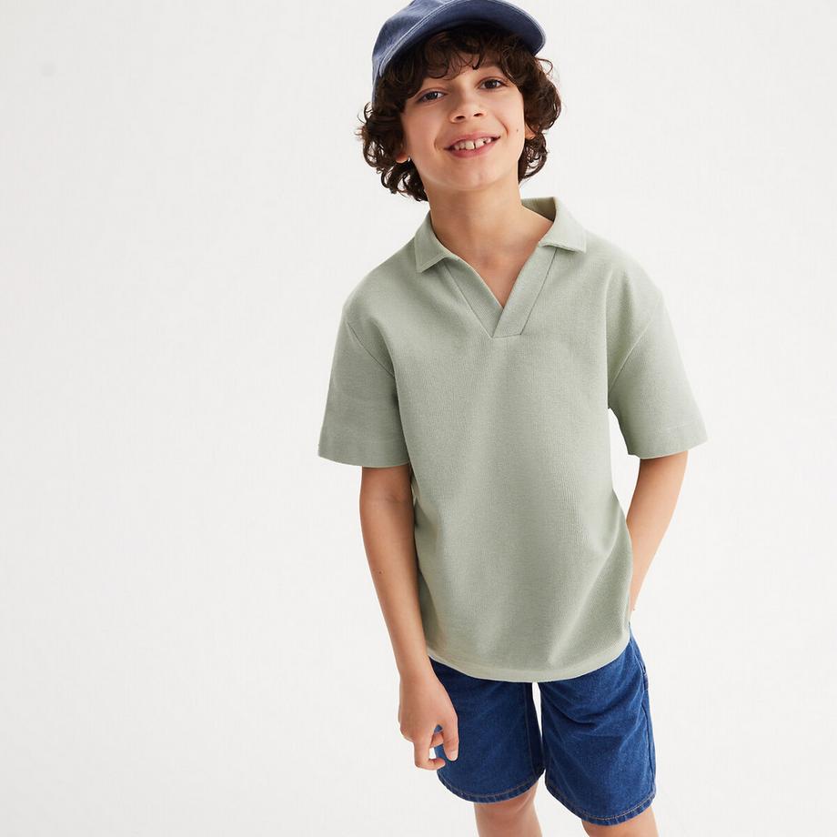 La Redoute Collections  Poloshirt mit kurzen Ärmeln 