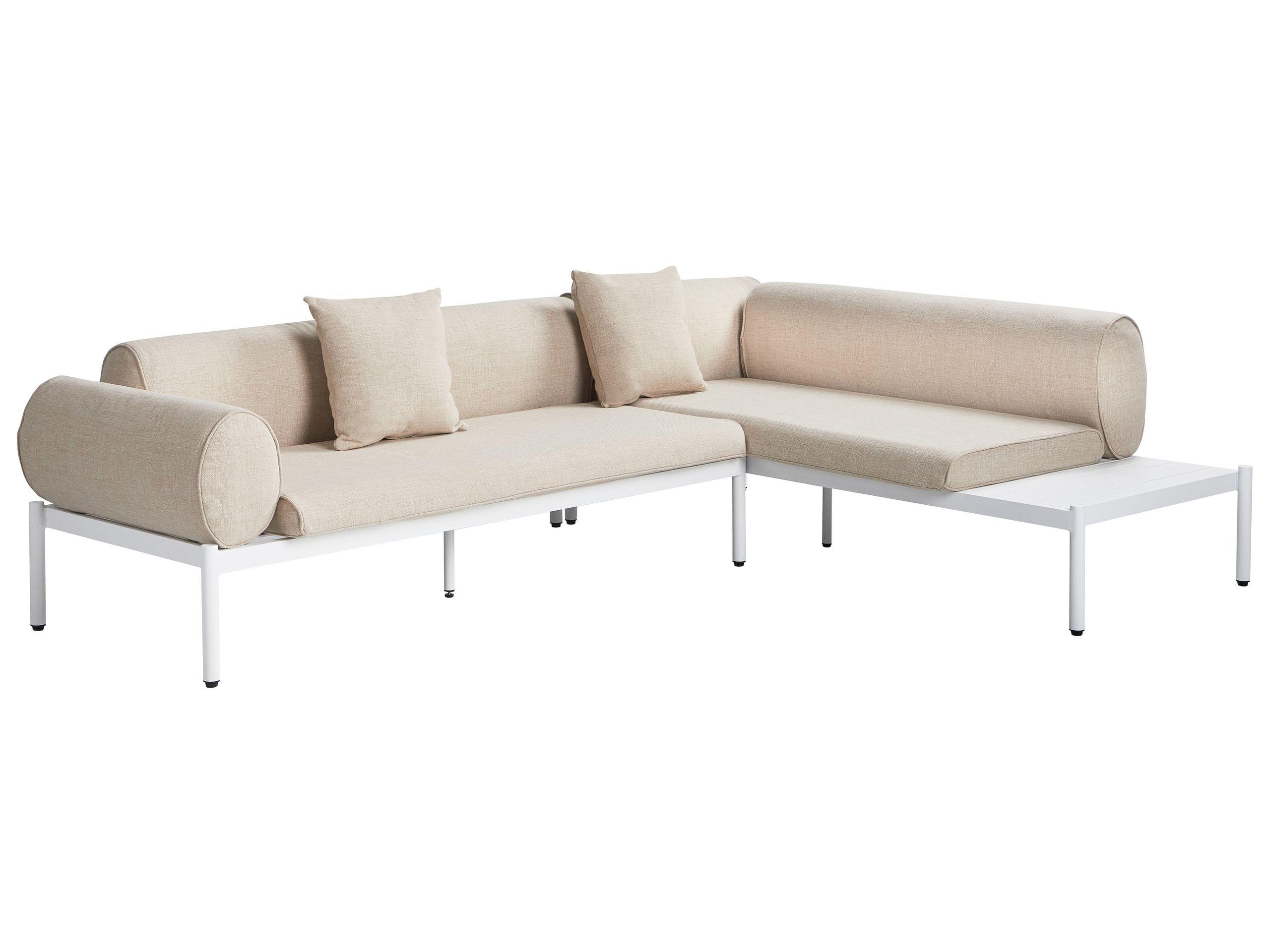 Beliani Set lounge pour jardin en Aluminium Moderne RASIGLIA  