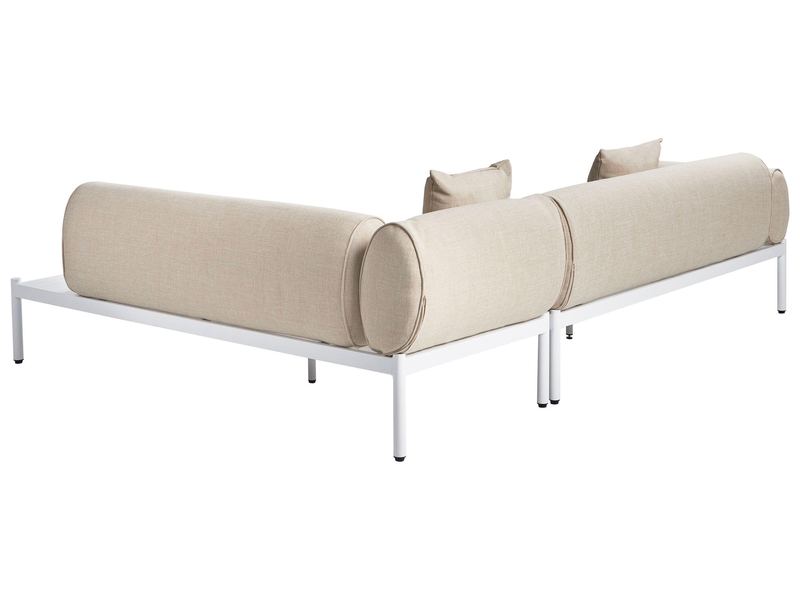 Beliani Set lounge pour jardin en Aluminium Moderne RASIGLIA  