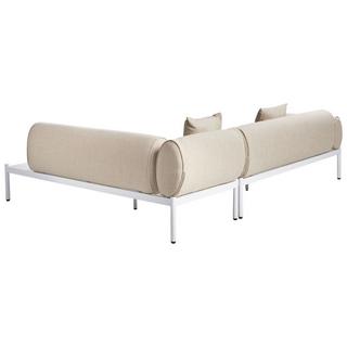 Beliani Set lounge pour jardin en Aluminium Moderne RASIGLIA  