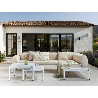 Beliani Set lounge pour jardin en Aluminium Moderne RASIGLIA  