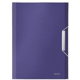 Leitz LEITZ Ordnungsmappe Style PP A4 39570069 titan blau 6 Fächer, 200 Blatt  