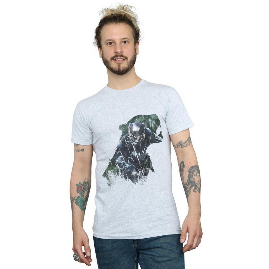 MARVEL Black Panther Bedrucktes T-Shirt  