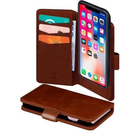 B2X  Wallet Case 2-in-1 für iPhone X/XS – Braun 