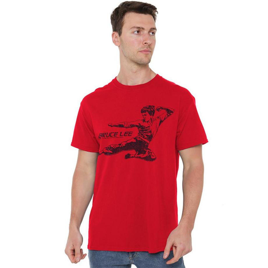 Bruce Lee  Line Kick Maglietta 