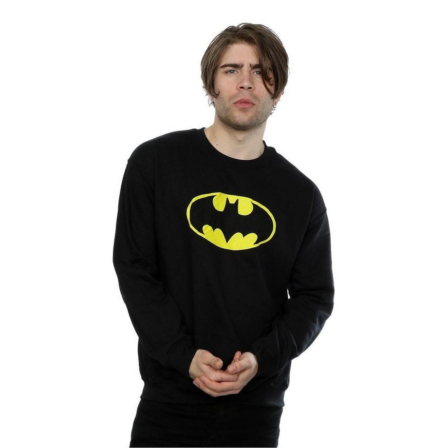 DC COMICS Batman Logo Slim Fit Felpa  