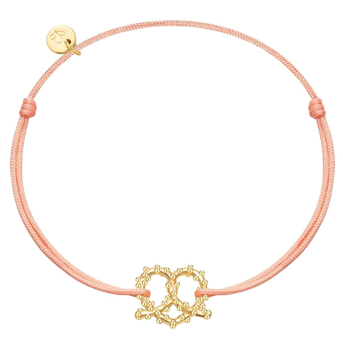 Glanzstücke München  Femme Bracelet Bretzel coeur 