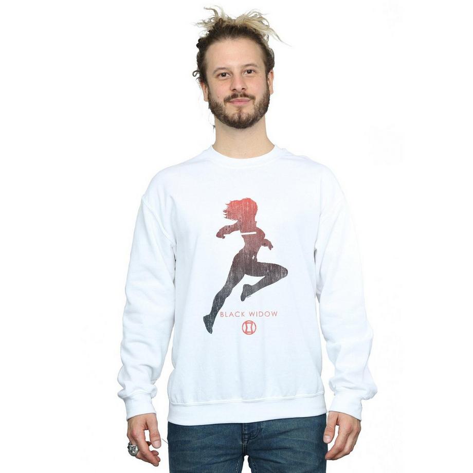 MARVEL Black Widow Silhouette Sweatshirt  