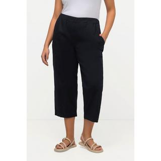 Ulla Popken  Pantalon 7/8 Ruby avec genoux préformés, jambes droites et taille élastique 