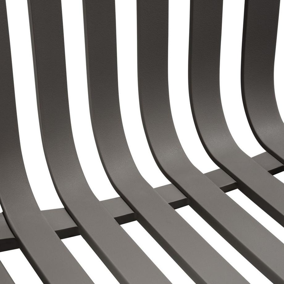 Tectake Chaises de jardin ALCUDIA résistant aux intempéries et aux UV Lot de 4  