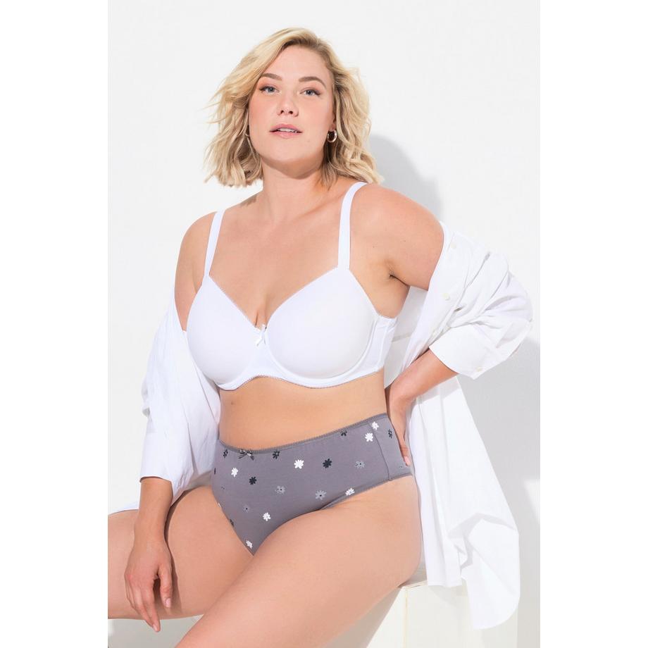 Ulla Popken Strings 5er-Pack Millefleur Einfarbig  