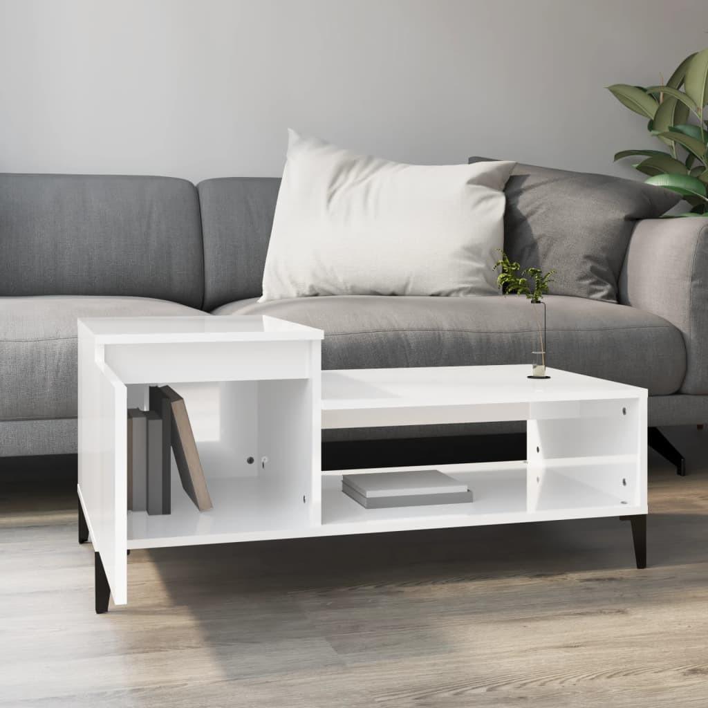 VidaXL Table basse bois d'ingénierie  